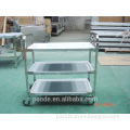 Commercial kitchen heavy duty stainless steel mobile cart